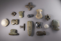 Ensemble de lames de hache en pierre, env. 7 au 15e siècle, Amérique du Sud, ID: 3052558 - 4/4