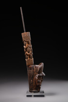 Pipe, Cameroon Grassfields, Bamum, Size: L: 49,5 cm (L: 19.5 inch), ID: 3052359 - 2/4