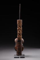 Pipe, Cameroon Grassfields, Bamum, Size: L: 49,5 cm (L: 19.5 inch), ID: 3052359 - 3/4
