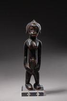 Standing female figure"'tugubele", Côte d'Ivoire, Senufo, Size: H: 25 cm (H: 9.8 inch), ID: 3052363 - 2/4