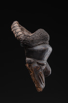 Deformation mask "mbuya ya mbangu", D. R. Congo, Pende, Size: H: 31 cm (H: 12.2 inch), ID: 3052357 - 2/5