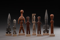 Eight "aklama kpakpewo" figures (helper spirits), Togo, Ada, Size: H: 23,5 cm - 14,5 cm (H: 9.3 inch - 5.7 inch), ID: 3052364 - 4/4