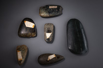 Six stone blades, New Zealand, ID: 3052378 - 2/2