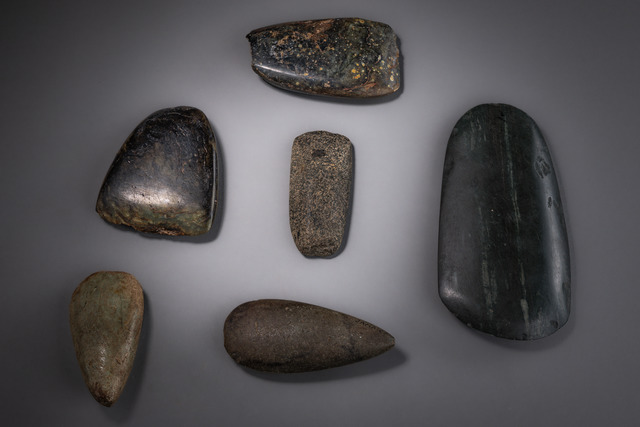 Six stone blades, Nouvelle-Zélande, ID: 3052378