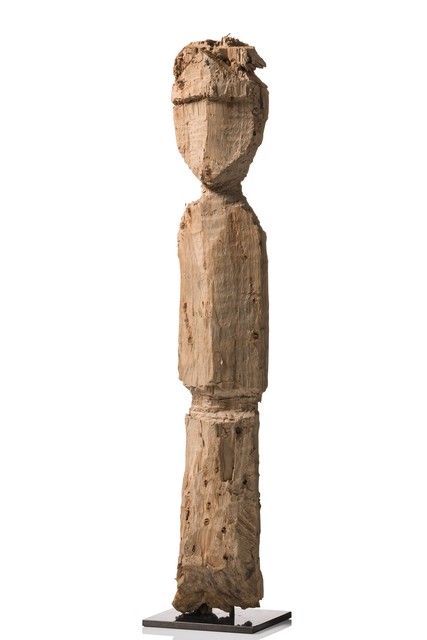 Figure d'un esprit "guérisseur", Russie - Sibérie orientale - Rivière Amour inférieur, Nanai, Taille: H: 53 cm (H: 20.9 inch), ID: 3052464