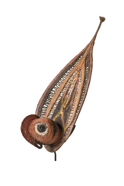 Masque de yams "silgu", Papouasie-Nouvelle-Guinée - Maprik, Taille: H: 45 cm (H: 17.7 inch), ID: 3052388