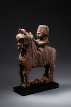 Figure de cavalier, Népal, Taille: H: 26,5 cm (H: 10.4 inch), ID: 3052389 - 3/5