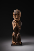 Sitzende Figur, Nepal, Größe: H: 46,5 cm (H: 18.3 inch), ID: 3052392 - 3/5
