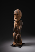 Sitzende Figur, Nepal, Größe: H: 46,5 cm (H: 18.3 inch), ID: 3052392 - 4/5