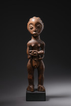 Maternité, D. R. Kongo, Lulua, Größe: H: 27,5 cm (H: 10.8 inch), ID: 3052384 - 2/5