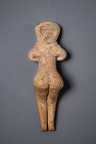 Female Idol, ca. 2600 - 2500 BC, Pakistan, Indus Valley, Mehrgarh, Size: H: 9,5 cm (H: 3.7 inch), ID: 3052395 - 5/5
