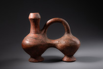 Zwei Doppelgefäße, D. R. Kongo, Teke, Größe: H: 17 cm & 21 cm (H: 6.7 inch & 8.3 inch), ID: 3052446 - 3/9