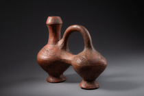 Zwei Doppelgefäße, D. R. Kongo, Teke, Größe: H: 17 cm & 21 cm (H: 6.7 inch & 8.3 inch), ID: 3052446 - 4/9
