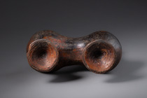 Zwei Doppelgefäße, D. R. Kongo, Teke, Größe: H: 17 cm & 21 cm (H: 6.7 inch & 8.3 inch), ID: 3052446 - 6/9
