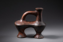 Zwei Doppelgefäße, D. R. Kongo, Teke, Größe: H: 17 cm & 21 cm (H: 6.7 inch & 8.3 inch), ID: 3052446 - 7/9