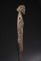 Figure debout "hampatong", Indonésie - Bornéo, Dayak, Taille: H: 94 cm (H: 37.0 inch), ID: 3052394 - 4/5