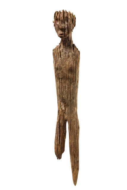 Figure debout "hampatong", Indonésie - Bornéo, Dayak, Taille: H: 94 cm (H: 37.0 inch), ID: 3052394