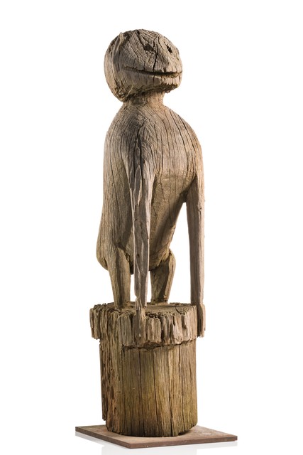 Figure funéraire en forme de singe, Vietnam, Jarai (Jorai / Gia Rai), Taille: H: 83,5 cm (H: 32.9 inch), ID: 3052539
