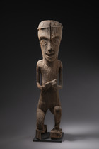 Kneeling figure, Madagascar, Size: H: 57 cm (H: 22.4 inch), ID: 3052478 - 2/5