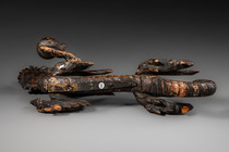 Ornement de casque de samouraï "maedate" en forme de dragon, époque Edo (1603 - 1868), Japon, Taille: L: 27 cm (L: 10.6 inch), ID: 3052769 - 5/6