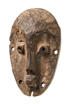 Anthropomorphic mask "lukwakongo", D. R. Congo, Lega, Size: H: 21,5 cm (H: 8.5 inch), ID: 3052381 - 2/6