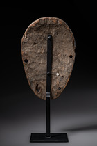 Anthropomorphic mask "lukwakongo", D. R. Congo, Lega, Size: H: 21,5 cm (H: 8.5 inch), ID: 3052381 - 3/6