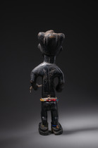 Standing female figure, Ghana, Akan, Size: H: 33,5 cm (H: 13.2 inch), ID: 3052382 - 3/7