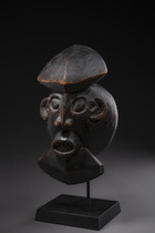 Anthropomorphic mask, Cameroon Grassfields, Bamum, Size: H: 40 cm (H: 15.7 inch), ID: 3052511 - 4/5