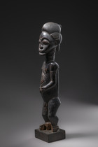 Standing male figure "blolo bian", Côte d'Ivoire, Baule, Size: H: 44,5 cm (H: 17.5 inch), ID: 3052506 - 4/5