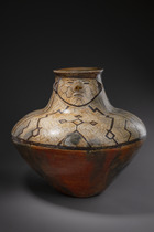 Großes Vorratsgefäß, frühes 20. Jahrhundert, Peru, Shipibo-Conibo, Größe: H: 52 cm D: 57 cm (H: 20.5 inch D: 22.4 inch), ID: 3052573 - 3/5