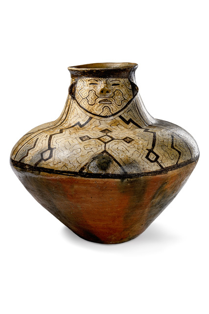 Grand récipient de stockage, début du 20e siècle, Pérou, Shipibo-Conibo, Taille: H: 52 cm D: 57 cm (H: 20.5 inch D: 22.4 inch), ID: 3052573