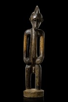 Standing male figure "doogélé", Côte d'Ivoire, Senufo, Size: H: 88,5 cm (H: 34.8 inch), ID: 3052396 - 6/7
