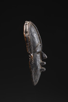Miniature mask "ma go", Côte d'Ivoire, Dan / Mano, Size: H: 13,5 cm (H: 5.3 inch), ID: 3052404 - 4/4