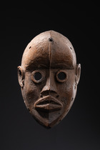 Maske "gunye ge", Liberia, Dan, Größe: H: 23,5 cm (H: 9.3 inch), ID: 3052401 - 2/5
