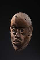 Maske "gunye ge", Liberia, Dan, Größe: H: 23,5 cm (H: 9.3 inch), ID: 3052401 - 3/5