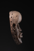 Maske "gunye ge", Liberia, Dan, Größe: H: 23,5 cm (H: 9.3 inch), ID: 3052401 - 4/5