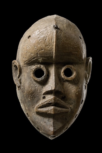 Masque "gunye ge", Libéria, Dan, Taille: H: 23,5 cm (H: 9.3 inch), ID: 3052401