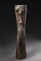 Tambour à main "kundu", Papouasie-Nouvelle-Guinée - Sepik, Taille: H: 75 cm (H: 29.5 inch), ID: 3052420 - 3/7