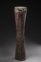 Tambour à main "kundu", Papouasie-Nouvelle-Guinée - Sepik, Taille: H: 75 cm (H: 29.5 inch), ID: 3052420 - 5/7
