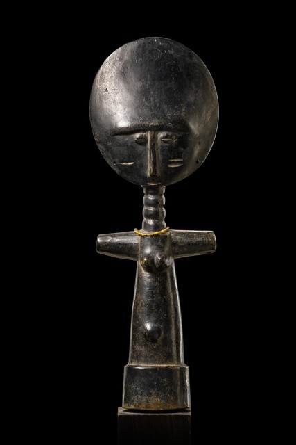 Fertility doll "akua ba", Ghana, Ashanti, Size: H: 26 cm (H: 10.2 inch), ID: 3052397