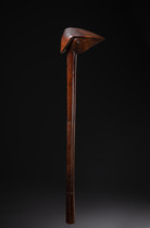 Birdhead club "go porowa ra maru", New Caledonia, Kanak, Size: H: 63,5 cm (H: 25.0 inch), ID: 3052407 - 3/3