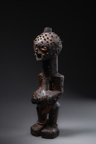 Power figure "nkishi" against small pox, D. R. Congo, Songye, Size: H: 31,5  cm (H: 31,5  cm), ID: 3052403 - 4/8