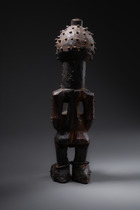 Power figure "nkishi" against small pox, D. R. Congo, Songye, Size: H: 31,5  cm (H: 31,5  cm), ID: 3052403 - 6/8