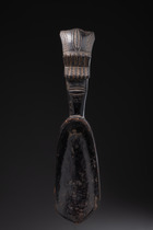 Big ceremonial spoon "wunkirmian" or "wakemia", Côte d'Ivoire, Dan, Size: H: 49 cm (H: 19.3 inch), ID: 3052418 - 3/4