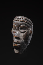 Miniature mask "ma go", Liberia, Mano, Size: H: 7 cm (H: 2.8 inch), ID: 3052405 - 3/4