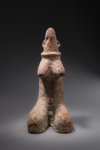 Sculpture zoomorphe en terre cuite, Mali, Ténenkou, Taille: H: 46 cm (H: 18.1 inch), ID: 3052422 - 2/6