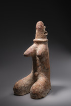 Sculpture zoomorphe en terre cuite, Mali, Ténenkou, Taille: H: 46 cm (H: 18.1 inch), ID: 3052422 - 3/6