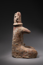 Sculpture zoomorphe en terre cuite, Mali, Ténenkou, Taille: H: 46 cm (H: 18.1 inch), ID: 3052422 - 4/6