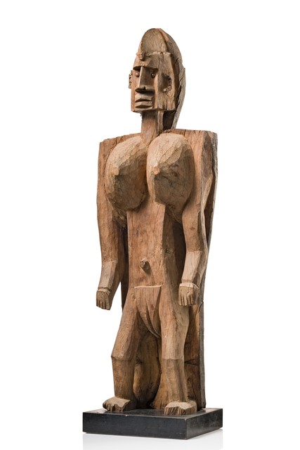 Fragment d'un poteau "togu na", Mali, Dogon, Taille: H: 97 cm (H: 38.2 inch), ID: 3052423