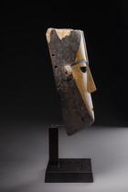 Anthropomorphic face mask "pongdudu" or "kpongadomba", D. R. Congo, Boa, Size: H: 26 cm (H: 10.2 inch), ID: 3052540 - 2/5